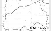 Blank Simple Map of Ifedapo, no labels