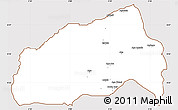 Classic Style Simple Map of Ifedapo, cropped outside