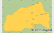 Savanna Style Simple Map of Ifedapo, single color outside