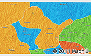 Political 3D Map of Irepo