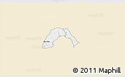 Classic Style 3D Map of Ogo-Oluw, single color outside