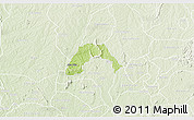 Physical 3D Map of Ogo-Oluw, lighten