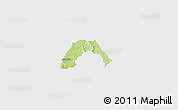 Physical 3D Map of Ogo-Oluw, single color outside