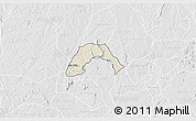 Shaded Relief 3D Map of Ogo-Oluw, lighten, desaturated