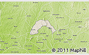 Shaded Relief 3D Map of Ogo-Oluw, physical outside