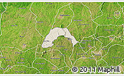 Shaded Relief 3D Map of Ogo-Oluw, satellite outside