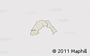 Shaded Relief 3D Map of Ogo-Oluw, single color outside