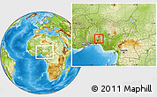 Physical Location Map of Ogo-Oluw, within the entire country