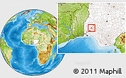 Physical Location Map of Ogo-Oluw, highlighted country