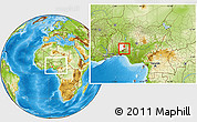 Physical Location Map of Ogo-Oluw, highlighted parent region, within the entire country