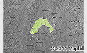 Physical Map of Ogo-Oluw, darken, desaturated