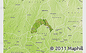 Satellite Map of Ogo-Oluw, physical outside