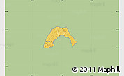 Savanna Style Map of Ogo-Oluw, single color outside