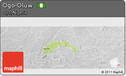 Physical Panoramic Map of Ogo-Oluw, lighten, desaturated