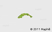 Satellite Panoramic Map of Ogo-Oluw, single color outside