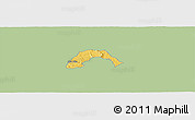 Savanna Style Panoramic Map of Ogo-Oluw, single color outside