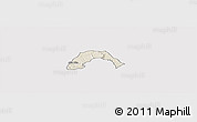 Shaded Relief Panoramic Map of Ogo-Oluw, single color outside