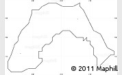 Blank Simple Map of Ogo-Oluw, cropped outside, no labels