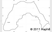 Blank Simple Map of Ogo-Oluw, cropped outside