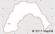 Classic Style Simple Map of Ogo-Oluw, cropped outside