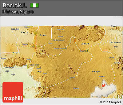 Physical 3D Map of BarinkiL