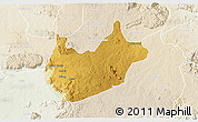 Physical 3D Map of BarinkiL, lighten
