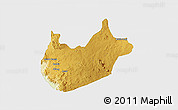 Physical 3D Map of BarinkiL, single color outside