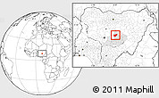 Blank Location Map of BarinkiL, highlighted parent region