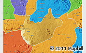 Physical Map of BarinkiL, political outside