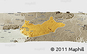 Physical Panoramic Map of BarinkiL, semi-desaturated