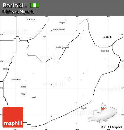 Blank Simple Map of BarinkiL