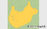 Savanna Style Simple Map of BarinkiL, single color outside