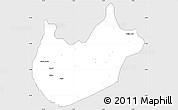 Silver Style Simple Map of BarinkiL, single color outside