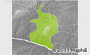 Physical 3D Map of Doma, desaturated