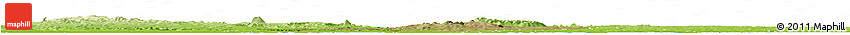 Satellite Horizon Map of Doma, physical outside