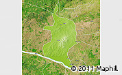 Physical Map of Doma, satellite outside