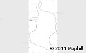 Blank Simple Map of Doma, cropped outside, no labels