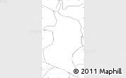 Blank Simple Map of Doma, no labels