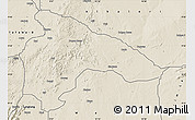 Shaded Relief Map of Kanam