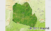 Satellite 3D Map of Keffi, physical outside