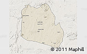 Shaded Relief 3D Map of Keffi, lighten