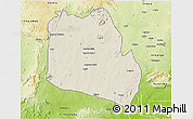 Shaded Relief 3D Map of Keffi, physical outside