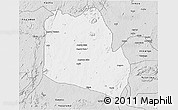 Silver Style 3D Map of Keffi