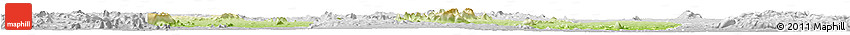 Physical Horizon Map of Keffi, lighten, desaturated