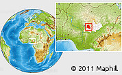 Physical Location Map of Keffi, highlighted parent region