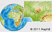 Physical Location Map of Keffi