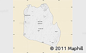 Classic Style Map of Keffi, single color outside