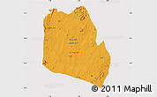 Political Map of Keffi, cropped outside