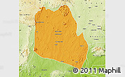 Political Map of Keffi, physical outside