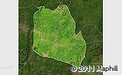 Satellite Map of Keffi, darken
